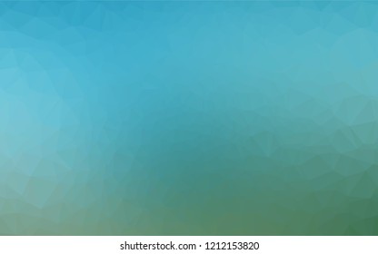 Light BLUE vector abstract mosaic background. Colorful abstract illustration with gradient. A completely new design for your business.