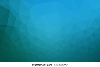 Light BLUE vector abstract mosaic pattern. A completely new color illustration in a vague style. Brand new style for your business design.