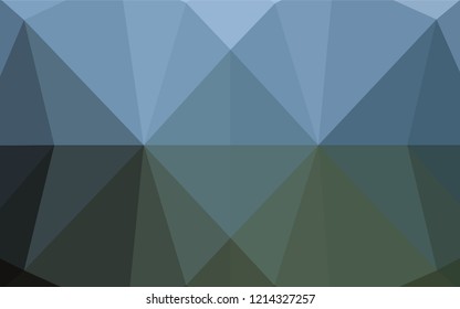 Light BLUE vector abstract mosaic pattern. Glitter abstract illustration with an elegant design. Brand new style for your business design.