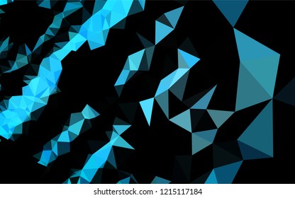 Light BLUE vector abstract mosaic background. Creative illustration in halftone style with gradient. The template can be used as a background for cell phones.
