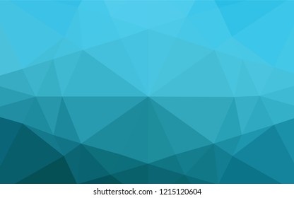Light BLUE vector abstract mosaic pattern. An elegant bright illustration with gradient. The elegant pattern can be used as part of a brand book.