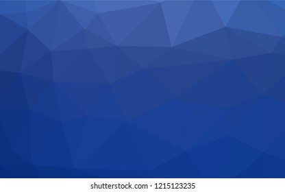 Light BLUE vector abstract mosaic pattern. Shining illustration, which consist of triangles. A new texture for your design.