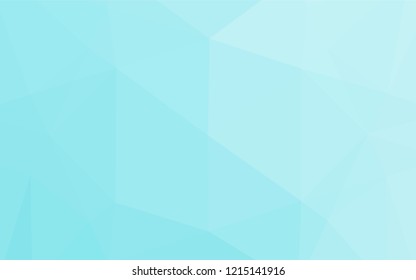 Light BLUE vector abstract mosaic pattern. Shining colored illustration in a Brand new style. A completely new template for your business design.