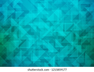 Light BLUE vector abstract mosaic background. A vague abstract illustration with gradient. A completely new template for your business design.