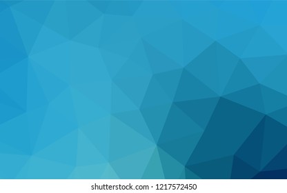 Light BLUE vector abstract mosaic backdrop. A vague abstract illustration with gradient. A new texture for your design.