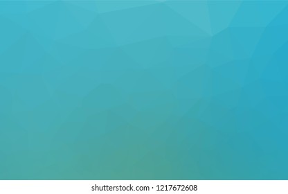 Light BLUE vector abstract mosaic background. A completely new color illustration in a vague style. The template can be used as a background for cell phones.
