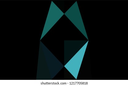 Light BLUE vector abstract mosaic pattern. An elegant bright illustration with gradient. A completely new design for your business.
