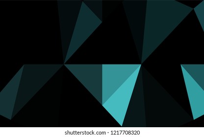 Light BLUE vector abstract mosaic pattern. Creative illustration in halftone style with gradient. A new texture for your design.