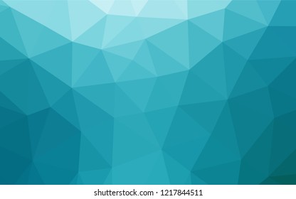 Light BLUE vector abstract mosaic pattern. A vague abstract illustration with gradient. A new texture for your design.