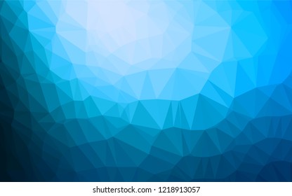 Light BLUE vector abstract mosaic pattern. A vague abstract illustration with gradient. The textured pattern can be used for background.