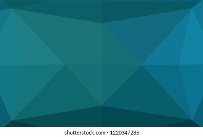 Light BLUE vector abstract mosaic background. Glitter abstract illustration with an elegant design. The template can be used as a background for cell phones.