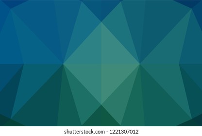 Light BLUE vector abstract mosaic backdrop. A completely new color illustration in a vague style. A new texture for your design.