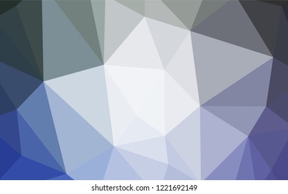 Light BLUE vector abstract mosaic backdrop. Colorful illustration in abstract style with triangles. Brand new style for your business design.