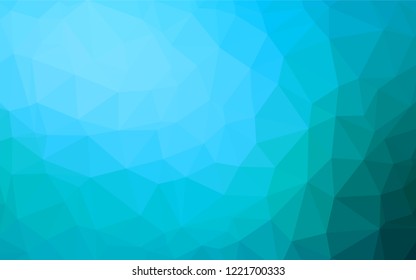Light BLUE vector abstract mosaic pattern. An elegant bright illustration with gradient. The textured pattern can be used for background.