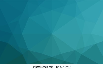 Light BLUE vector abstract mosaic backdrop. Glitter abstract illustration with an elegant design. The template can be used as a background for cell phones.