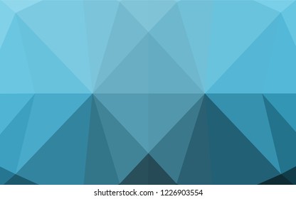 Light BLUE vector abstract mosaic pattern. Brand new colored illustration in blurry style with gradient. A new texture for your design.