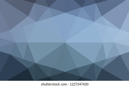 Light BLUE vector abstract mosaic pattern. A vague abstract illustration with gradient. The completely new template can be used for your brand book.