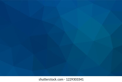 Light BLUE vector abstract mosaic backdrop. A completely new color illustration in a vague style. The elegant pattern can be used as part of a brand book.
