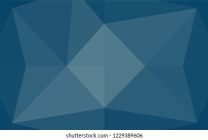 Light BLUE vector abstract mosaic backdrop. Triangular geometric sample with gradient.  The polygonal design can be used for your web site.