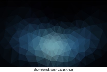 Light BLUE vector abstract mosaic backdrop. Creative illustration in halftone style with triangles. Brand new design for your business.