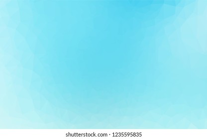 Light BLUE vector abstract mosaic backdrop. Colorful illustration in abstract style with gradient. Brand new style for your business design.