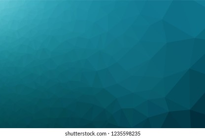 Light BLUE vector abstract mosaic pattern. Modern geometrical abstract illustration with gradient. A new texture for your design.