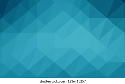 Light BLUE vector abstract mosaic pattern. Brand new colorful illustration in with gradient. Textured pattern for background.