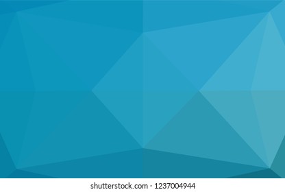Light BLUE vector abstract mosaic background. Colorful illustration in abstract style with gradient. The completely new template can be used for your brand book.