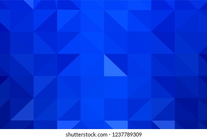 Light BLUE vector abstract mosaic background. Colorful abstract illustration with triangles. Textured pattern for your backgrounds.