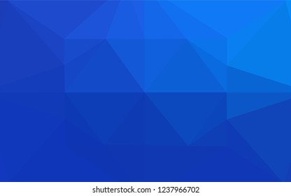 Light BLUE vector abstract mosaic background. Creative illustration in halftone style with gradient. The template can be used as a background for cell phones.