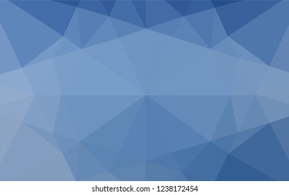 Light BLUE vector abstract mosaic backdrop. Colorful abstract illustration with gradient. A completely new template for your business design.