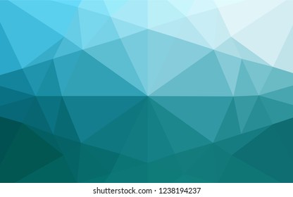 Light BLUE vector abstract mosaic background. Brand new colored illustration in blurry style with gradient. The template can be used as a background for cell phones.