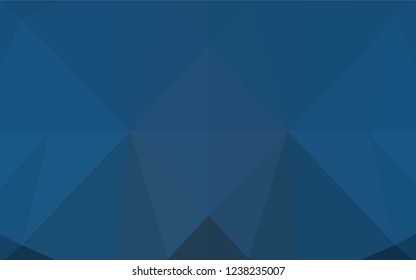 Light BLUE vector abstract mosaic pattern. Creative illustration in halftone style with gradient. A new texture for your design.