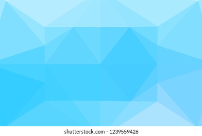 Light BLUE vector abstract mosaic background. An elegant bright illustration with gradient. A completely new template for your business design.