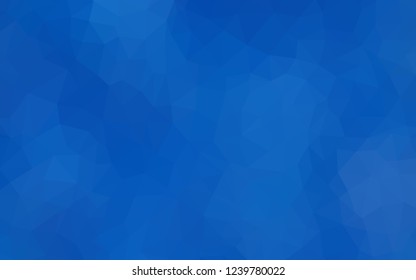 Light BLUE vector abstract mosaic backdrop. Creative geometric illustration in Origami style with gradient. Textured pattern for your backgrounds.