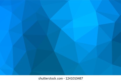 Light BLUE vector abstract mosaic background. Brand new colored illustration in blurry style with gradient. Brand new design for your business.