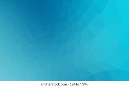 Light BLUE vector abstract mosaic backdrop. Colorful abstract illustration with gradient. The textured pattern can be used for background.