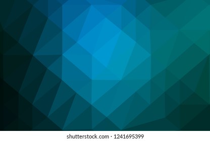 Light BLUE vector abstract mosaic pattern. A completely new color illustration in a vague style. Textured pattern for background.