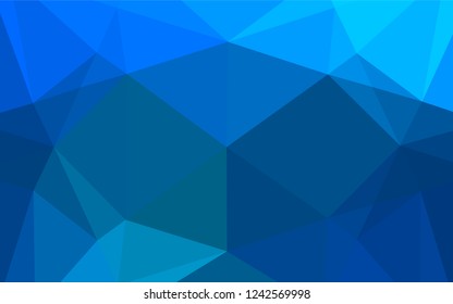 Light BLUE vector abstract mosaic background. An elegant bright illustration with gradient. Brand new design for your business.