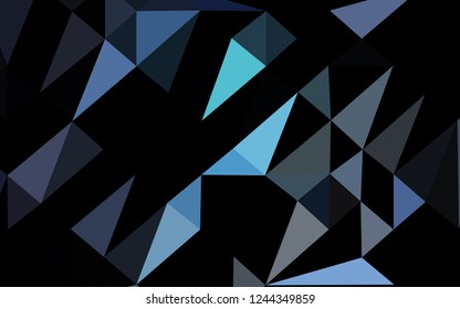 Light BLUE vector abstract mosaic background. Shining colored illustration in a Brand new style. New texture for your design.
