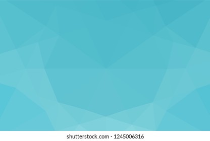 Light BLUE vector abstract mosaic background. Glitter abstract illustration with an elegant design. The elegant pattern can be used as part of a brand book.