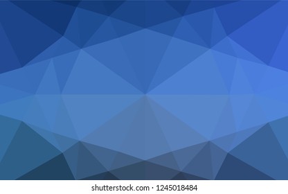 Light BLUE vector abstract mosaic background. A completely new color illustration in a vague style. The textured pattern can be used for background.