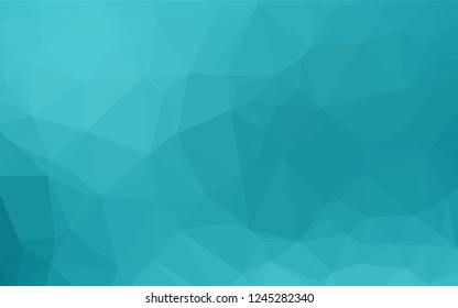 Light BLUE vector abstract mosaic background. Triangular geometric sample with gradient.  A completely new design for your business.