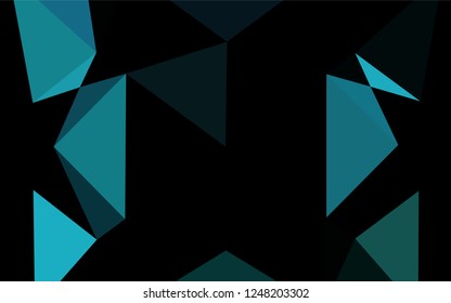 Light BLUE vector abstract mosaic pattern. Colorful illustration in abstract style with gradient. The elegant pattern can be used as part of a brand book.
