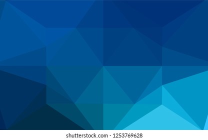Light BLUE vector abstract mosaic background. Glitter abstract illustration with an elegant design. The textured pattern can be used for background.