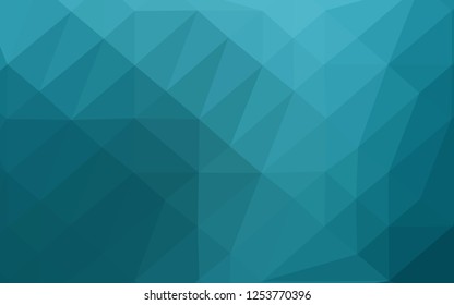 Light BLUE vector abstract mosaic backdrop. A vague abstract illustration with gradient. Textured pattern for background.