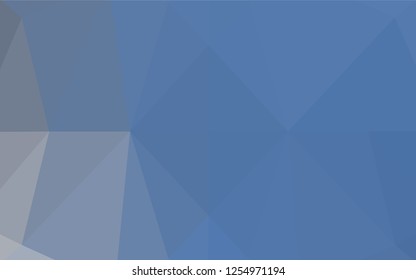 Light BLUE vector abstract mosaic pattern. Colorful abstract illustration with gradient. Brand new design for your business.