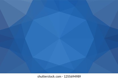 Light BLUE vector abstract mosaic backdrop. Modern geometrical abstract illustration with gradient. The textured pattern can be used for background.