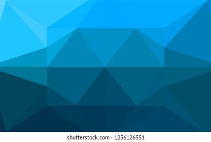 Light BLUE vector abstract mosaic background. A completely new color illustration in a vague style. The elegant pattern can be used as part of a brand book.