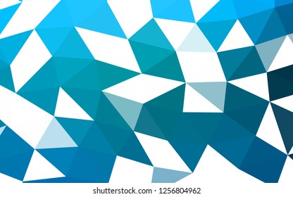 Light BLUE vector abstract mosaic abstract mosaic. Brand new colored illustration in blurry style with gradient. A new texture for your design.